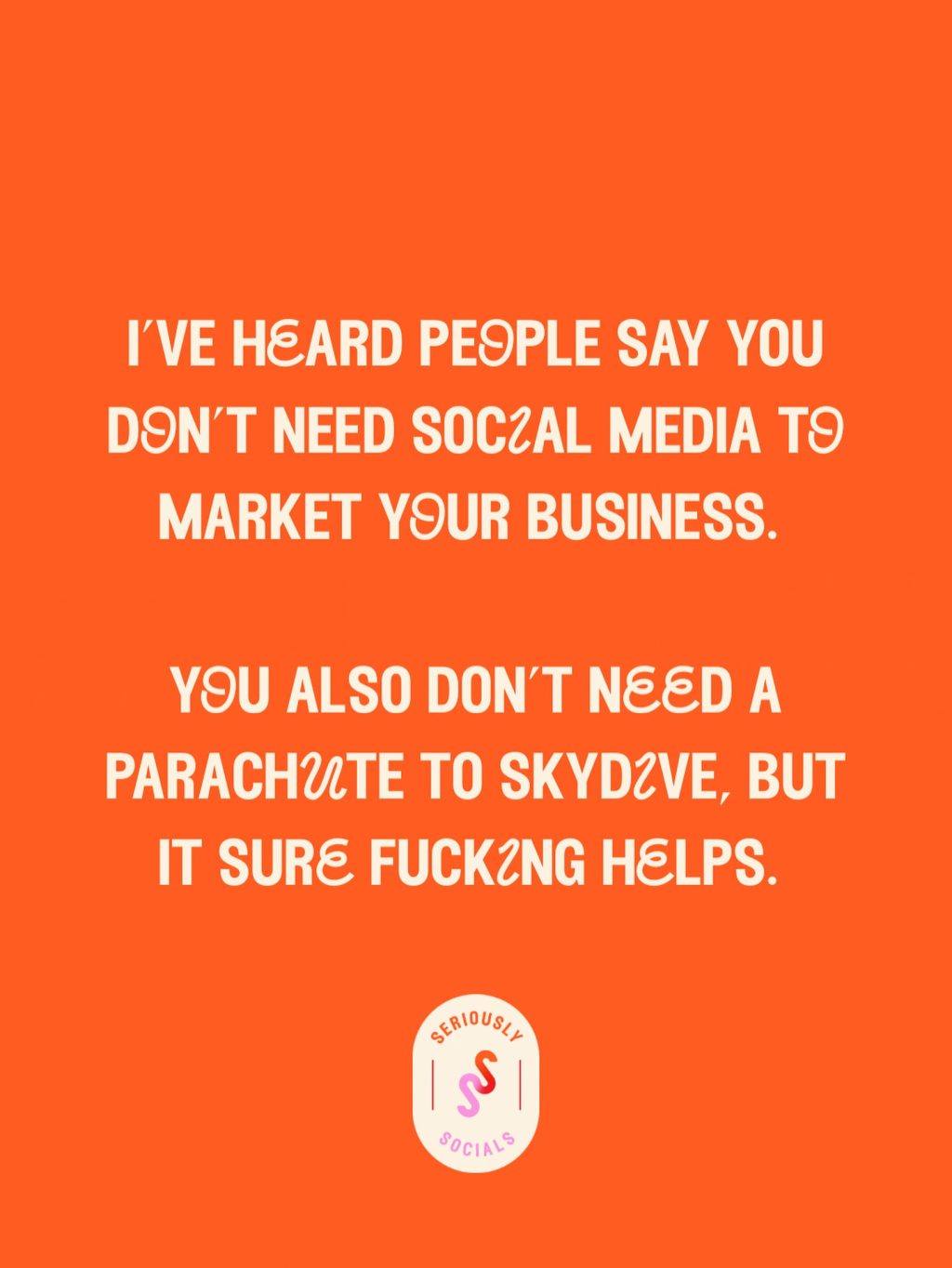 Instagram post from seriously_socials. This post is in position 1.